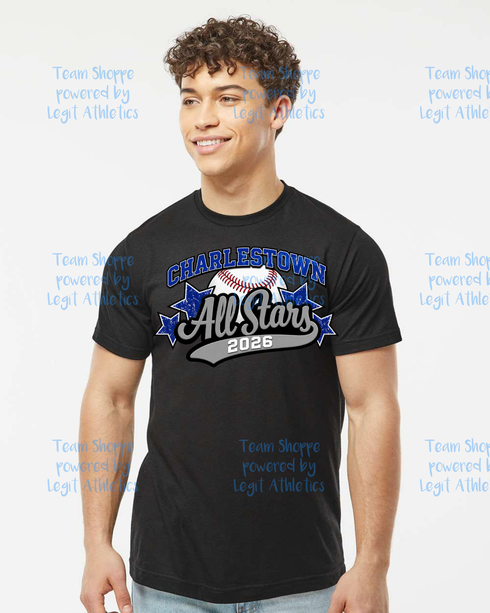 Adult or Youth Drifit Tshirt Charlestown LL Baseball