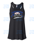 Women's & Girls Bella Flowy Racer Back Charlestown ALL STARS Baseball