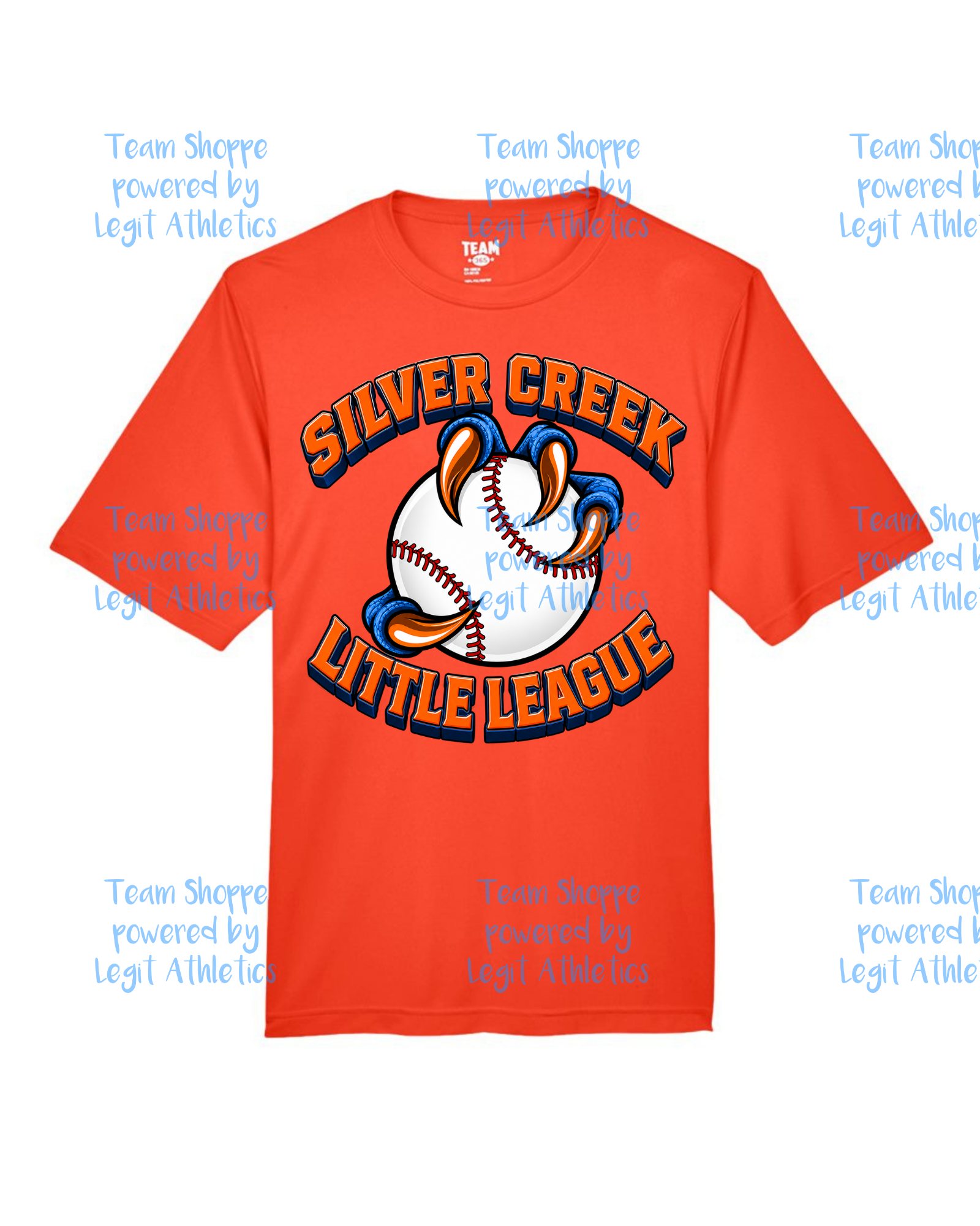 Adult or Youth Drifit Tshirt Silver Creek LL Baseball