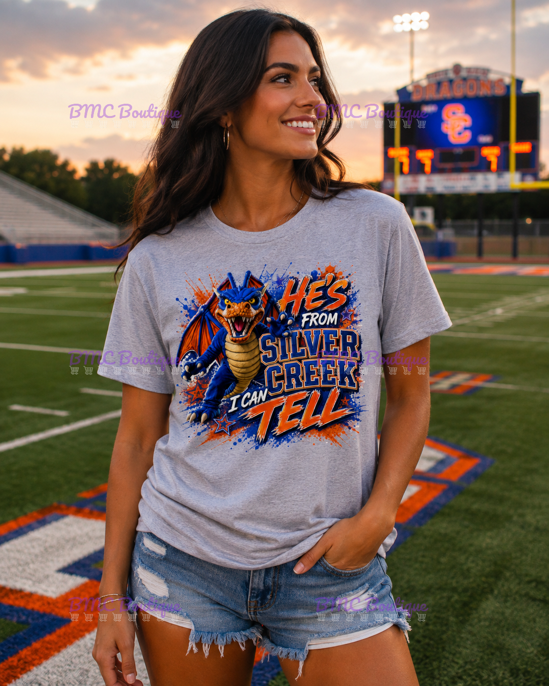 He's From Silver Creek I Can Tell Adult or Youth Unisex DTF Tshirt or Hoodie