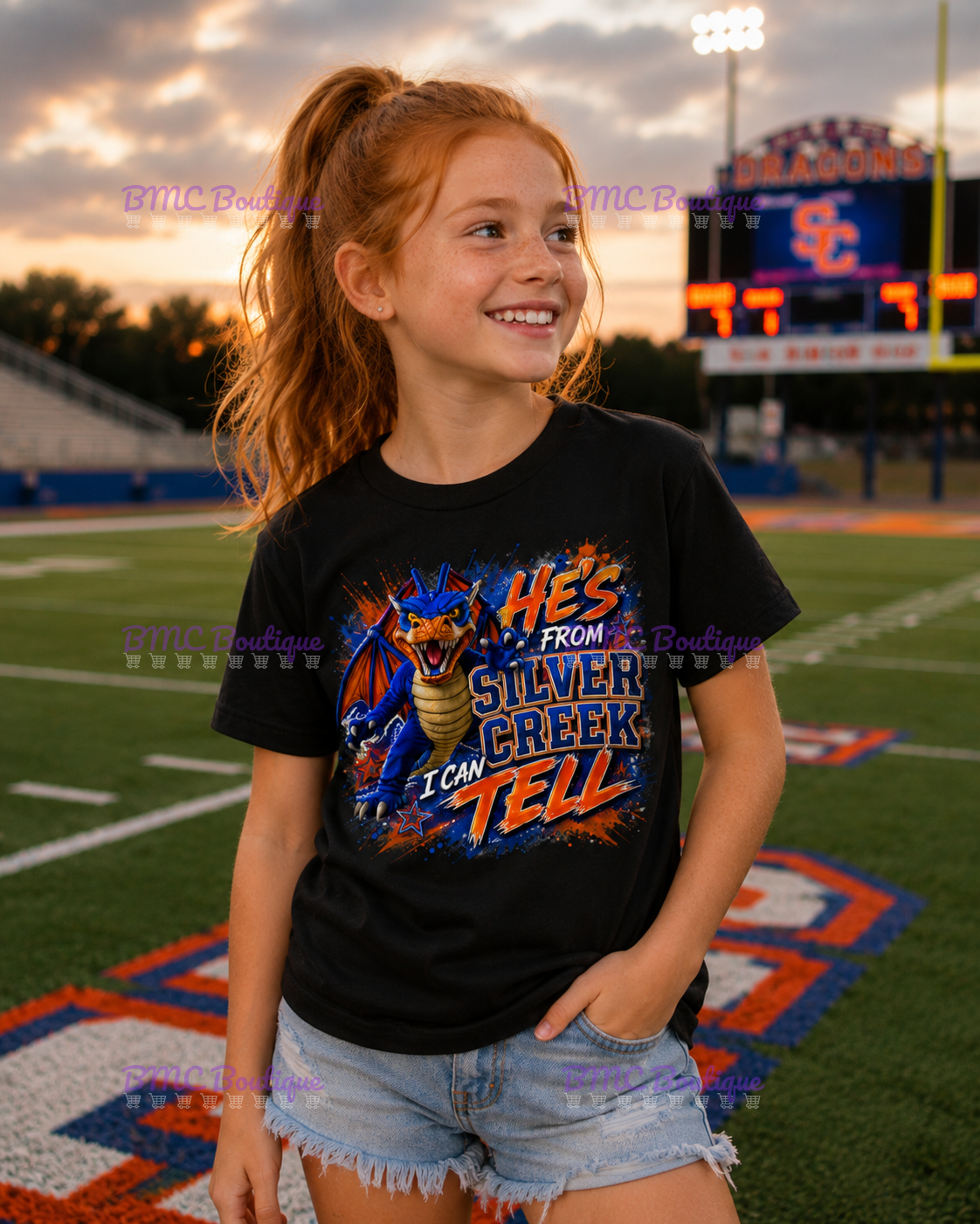 He's From Silver Creek I Can Tell Adult or Youth Unisex DTF Tshirt or Hoodie
