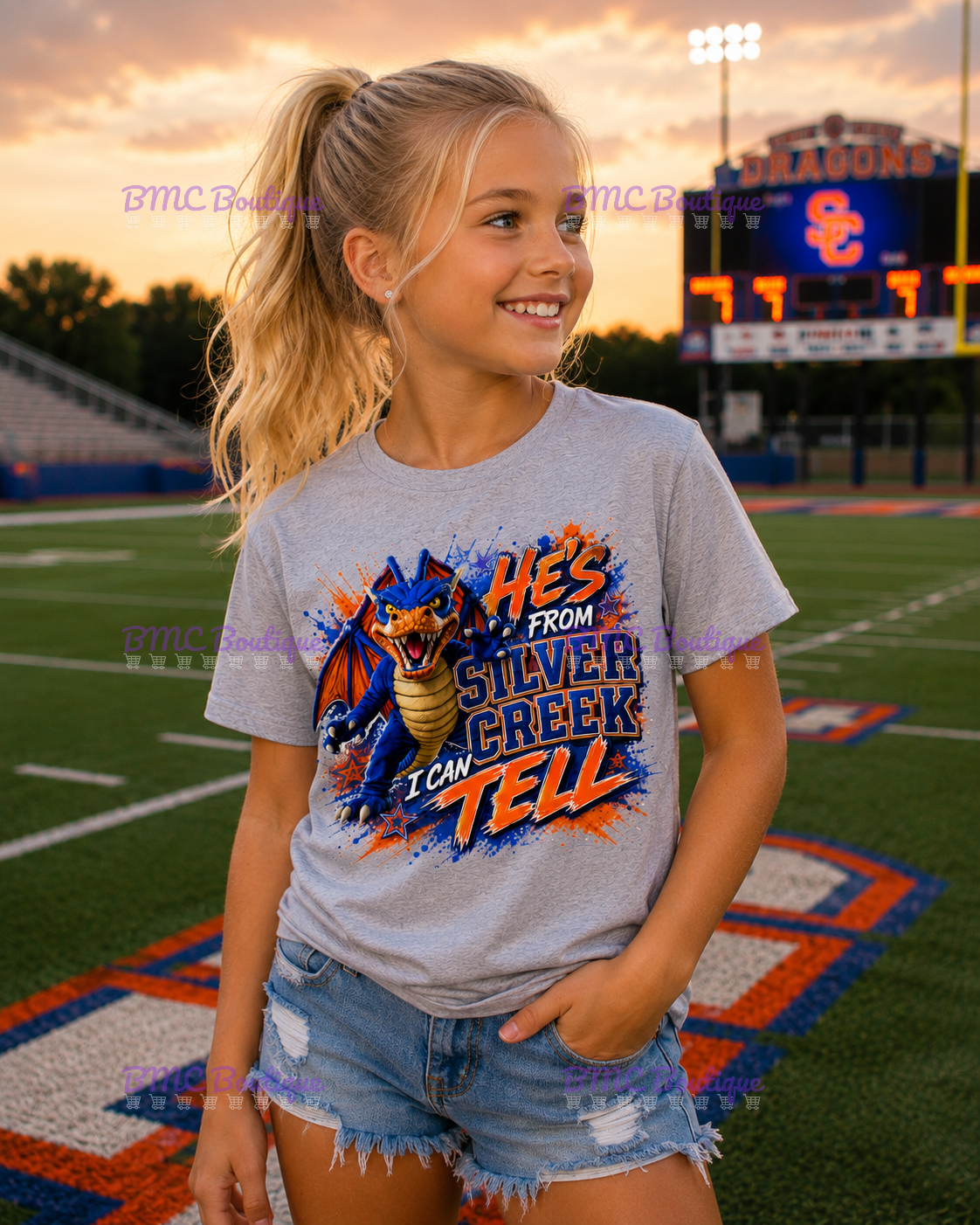 He's From Silver Creek I Can Tell Adult or Youth Unisex DTF Tshirt or Hoodie