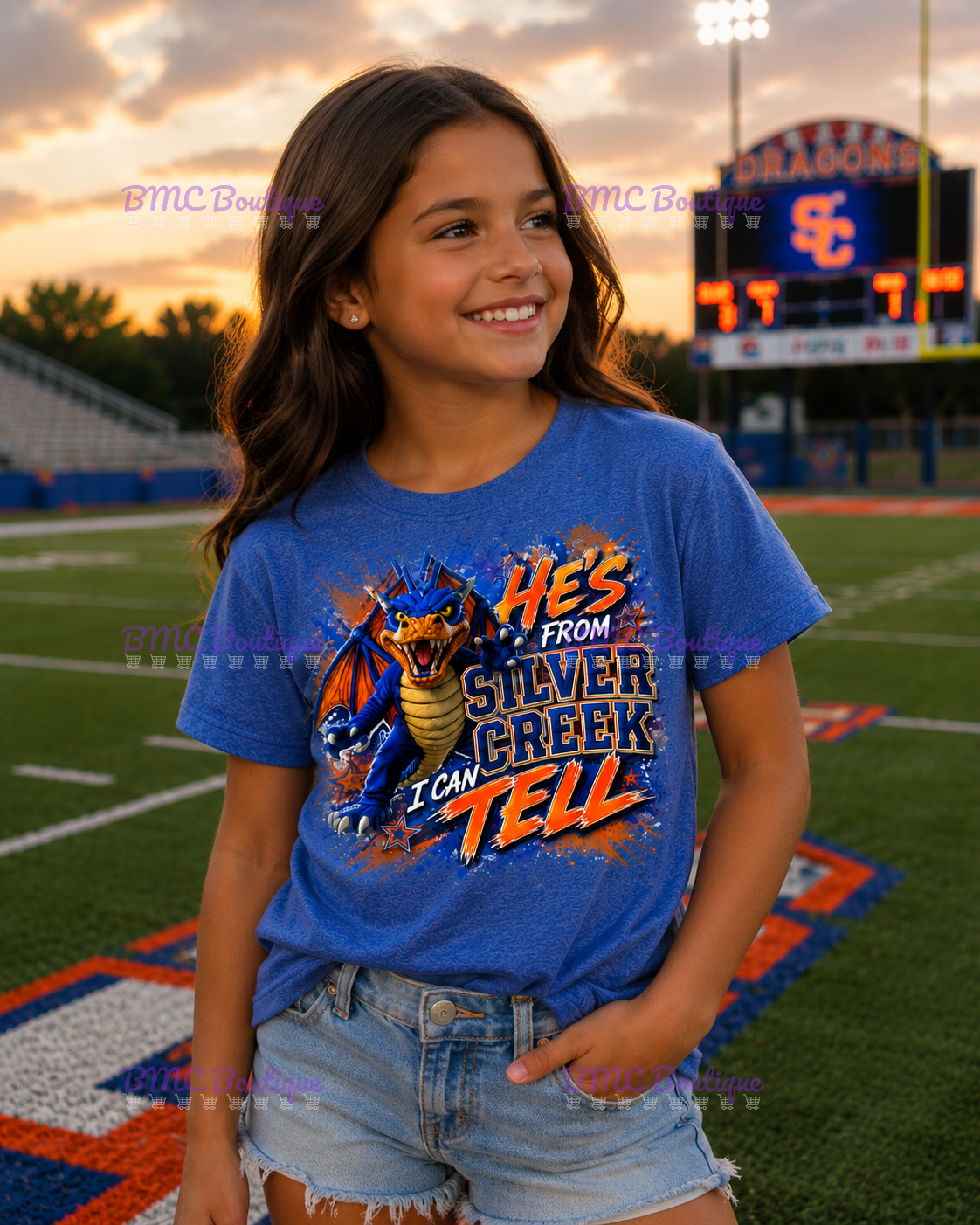 He's From Silver Creek I Can Tell Adult or Youth Unisex DTF Tshirt or Hoodie