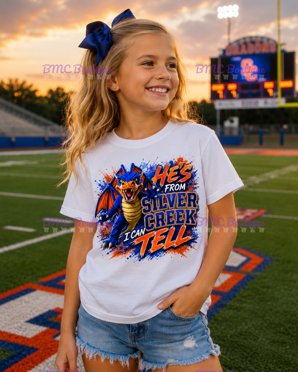 He's From Silver Creek I Can Tell Adult or Youth Unisex DTF Tshirt or Hoodie