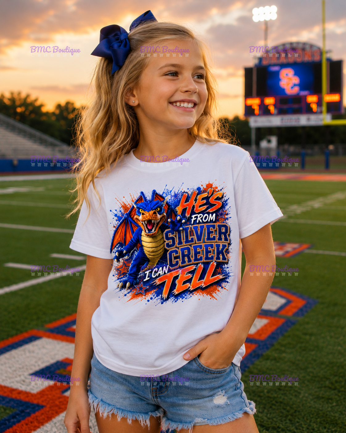 He's From Silver Creek I Can Tell Adult or Youth Unisex DTF Tshirt or Hoodie