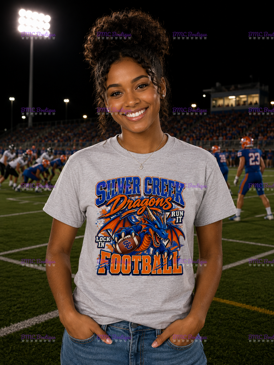 Dragons Football Adult or Youth Unisex DTF Tshirt or Hoodie