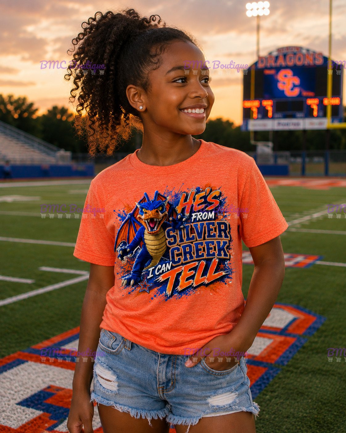 He's From Silver Creek I Can Tell Adult or Youth Unisex DTF Tshirt or Hoodie
