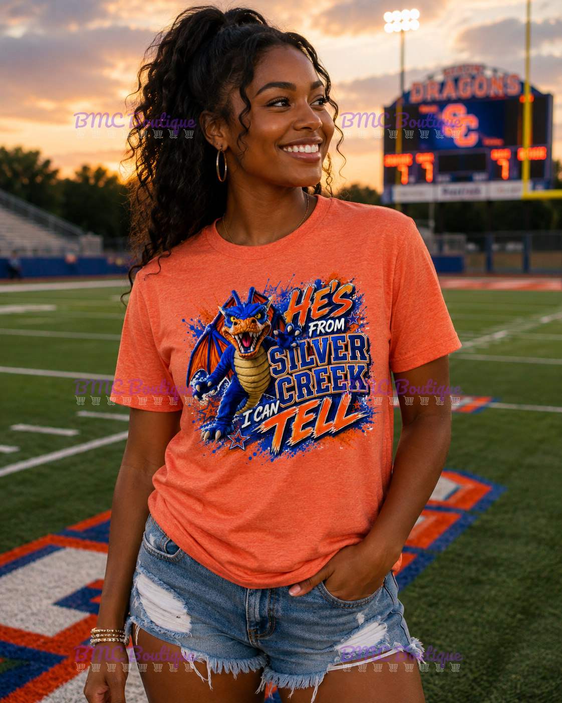 He's From Silver Creek I Can Tell Adult or Youth Unisex DTF Tshirt or Hoodie