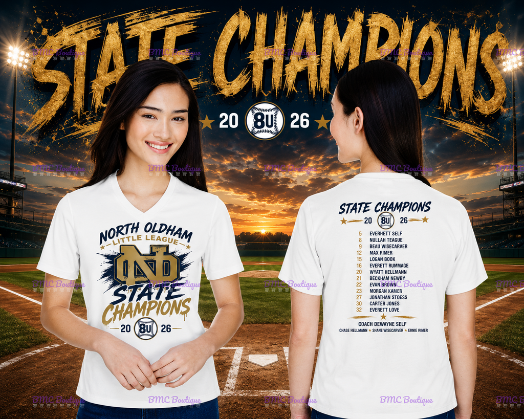 North Oldham Champs Women's Team 365 Drifit Vneck