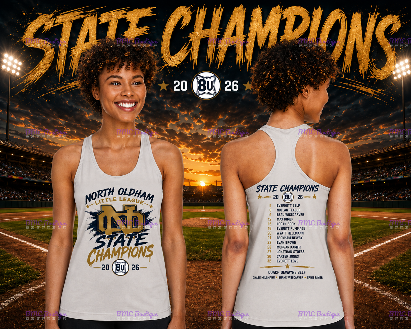 North Oldham Champions Women's Team 365 Drifit Tank