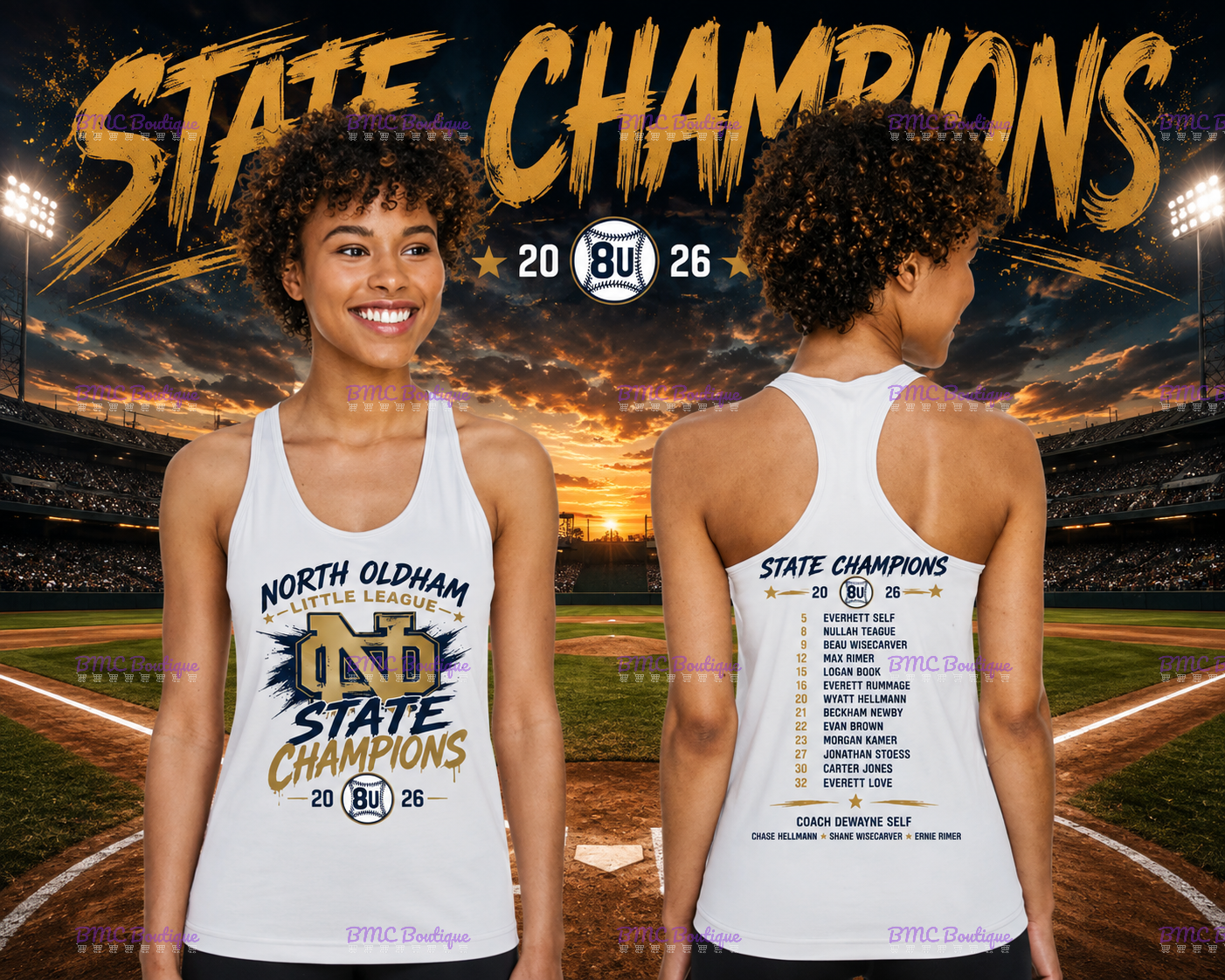 North Oldham Champions Women's Team 365 Drifit Tank