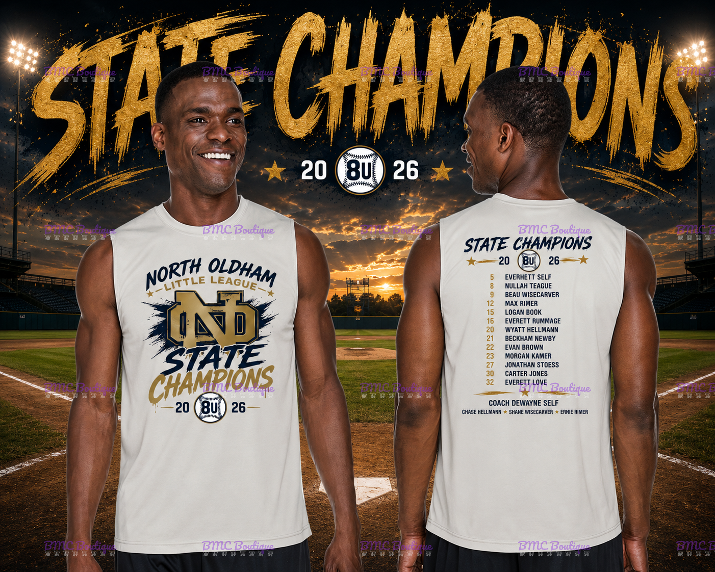 North Oldham Champs Adult Men's Team 365 Drifit Muscle Tank