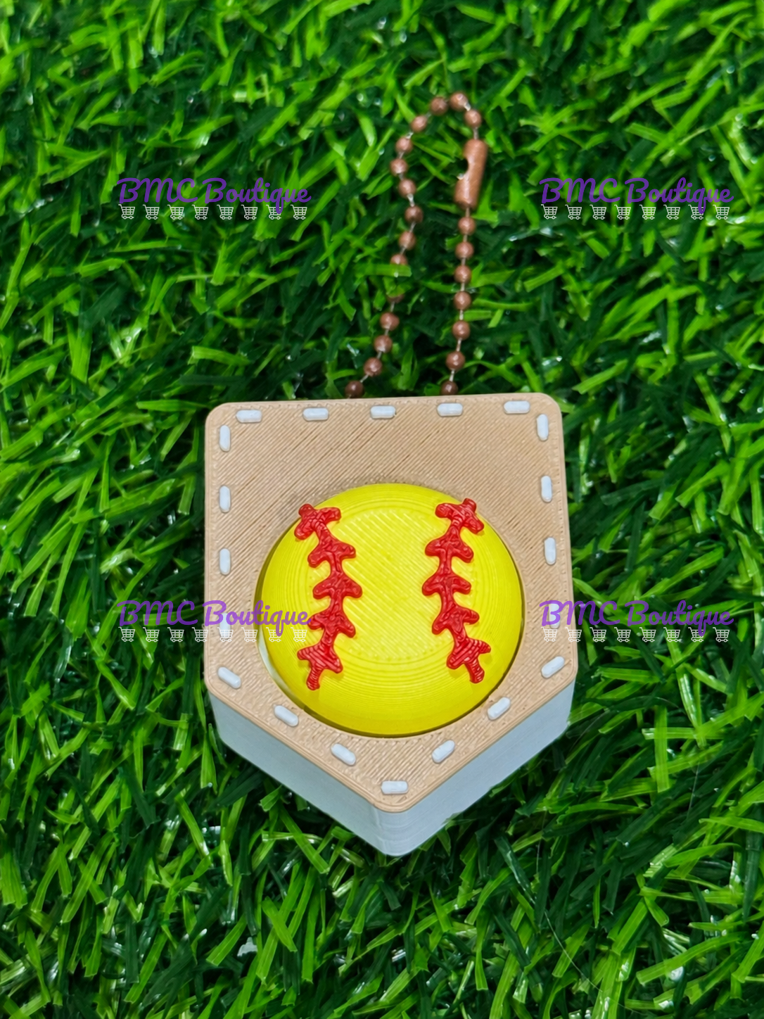 Baseball or Softball Home Plate Fidget Clicker (CUSTOMIZABLE)