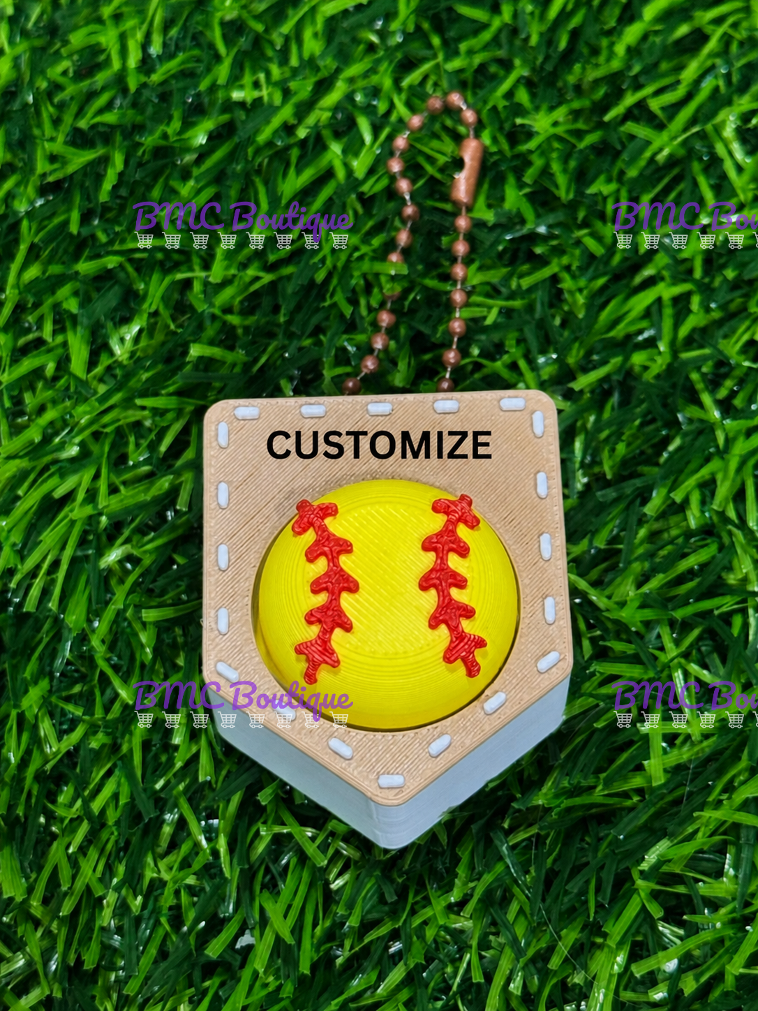 Baseball or Softball Home Plate Fidget Clicker (CUSTOMIZABLE)