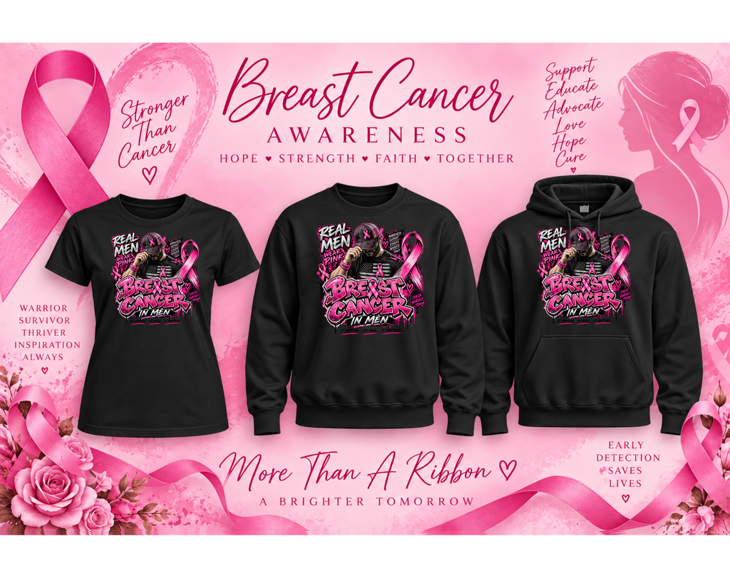 BMC EXCLUSIVE Breast Cancer Awareness Shirt ~ Real Men Wear Pink