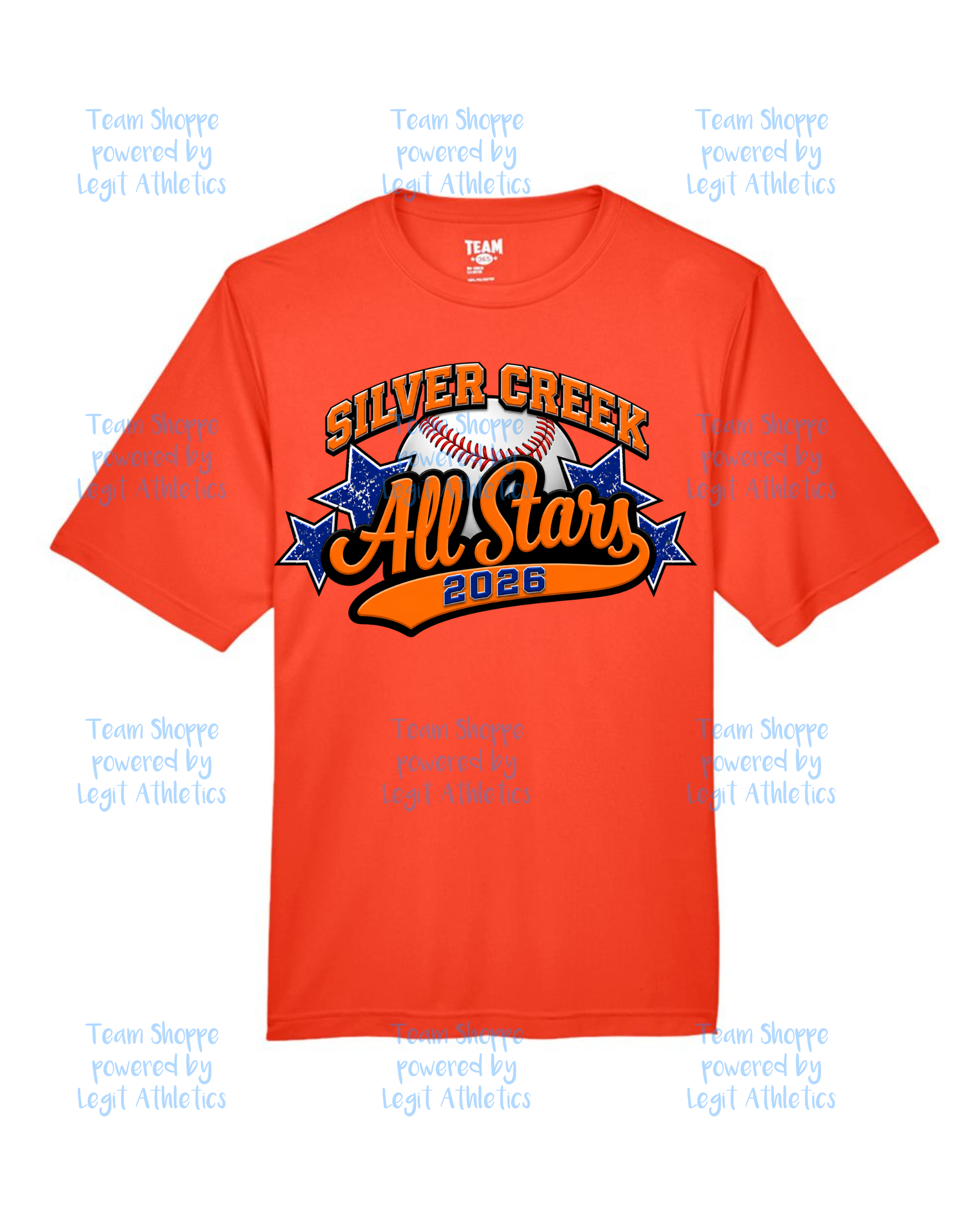 Adult or Youth Drifit Tshirt All Stars Baseball