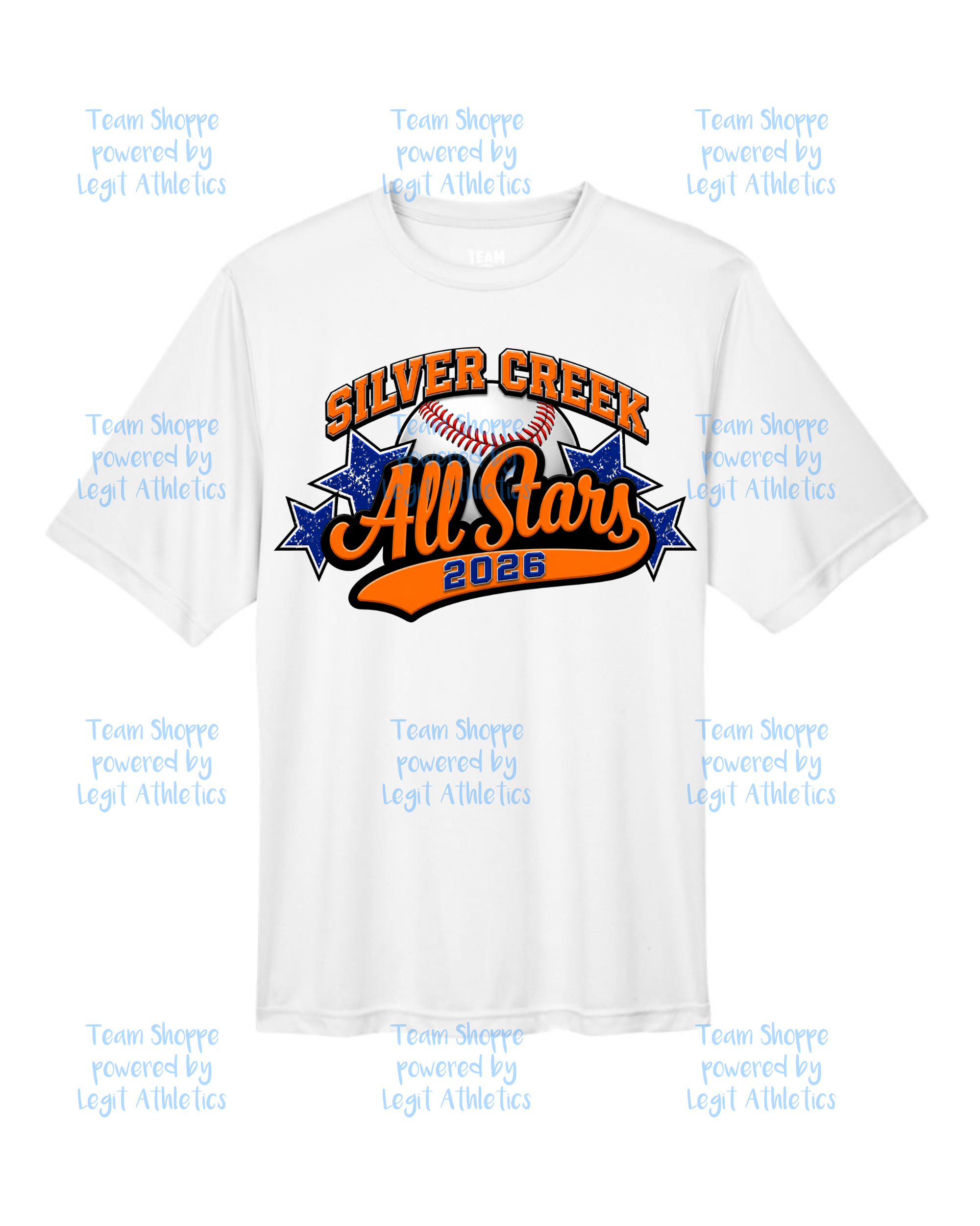 Adult or Youth Drifit Tshirt All Stars Baseball