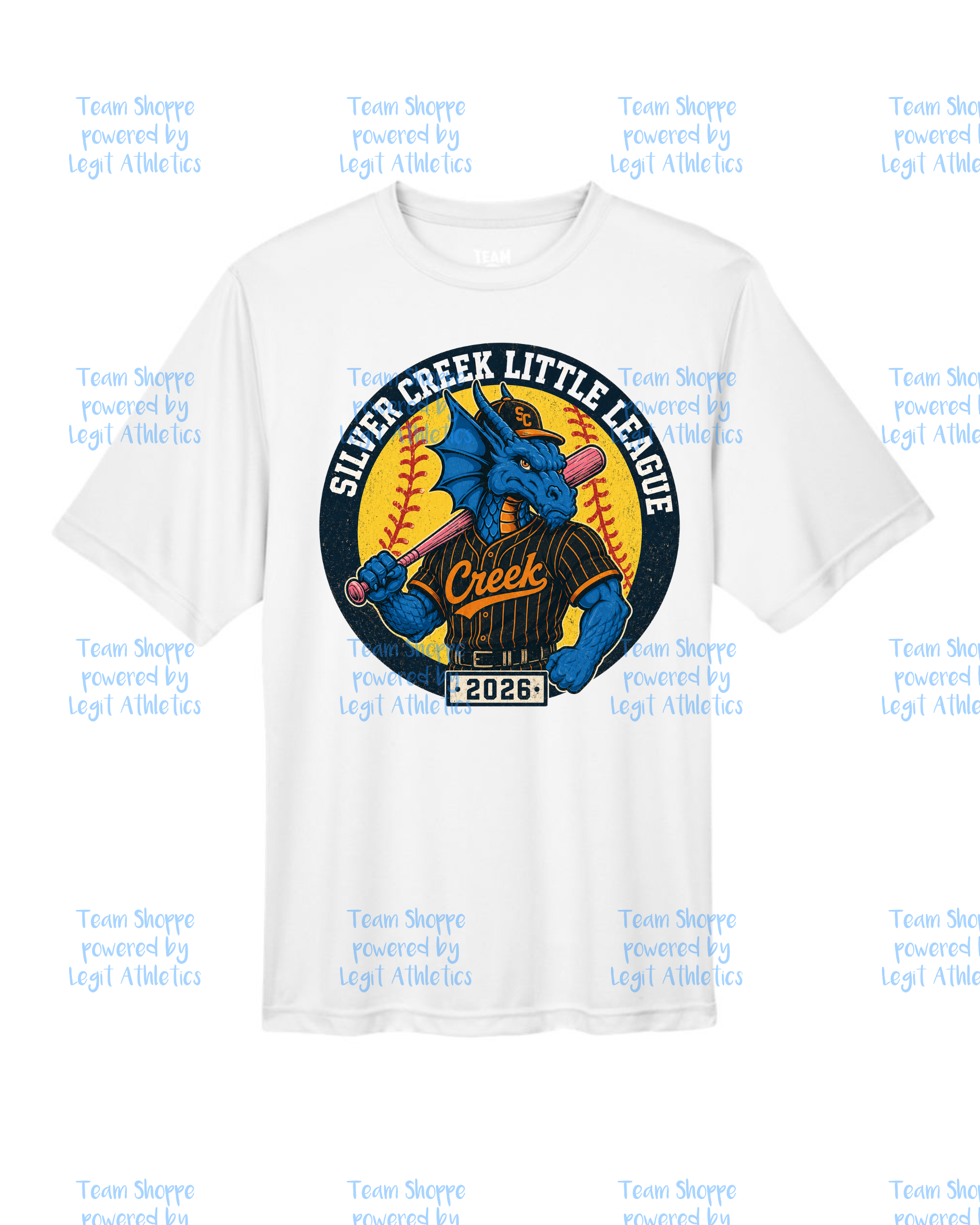 Adult or Youth Unisex Tshirt Silver Creek LL Softball