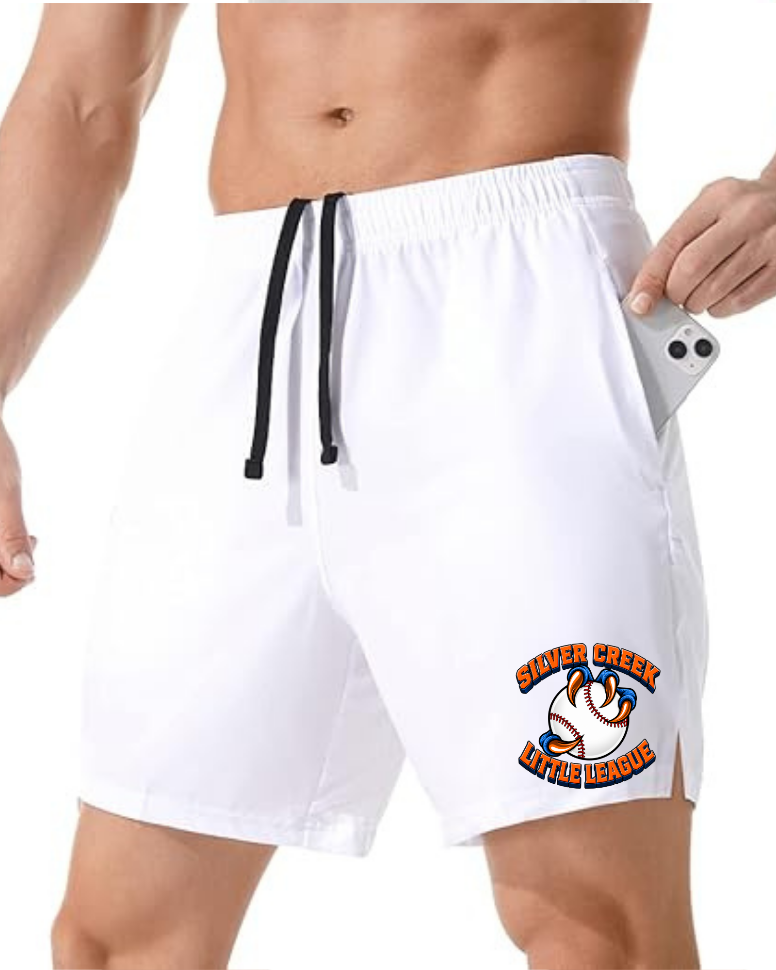 Men's 7" Athletic Running Shorts ~ Silver Creek LL Baseball