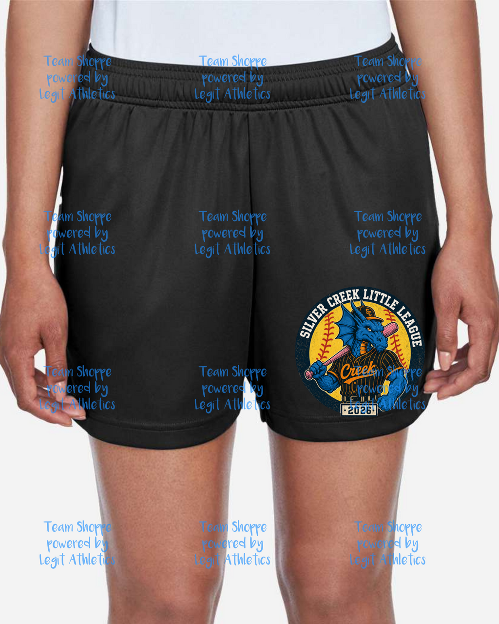 Women's 4.5" Inseam Drifit Shorts ~ Silver Creek LL ~ Softball