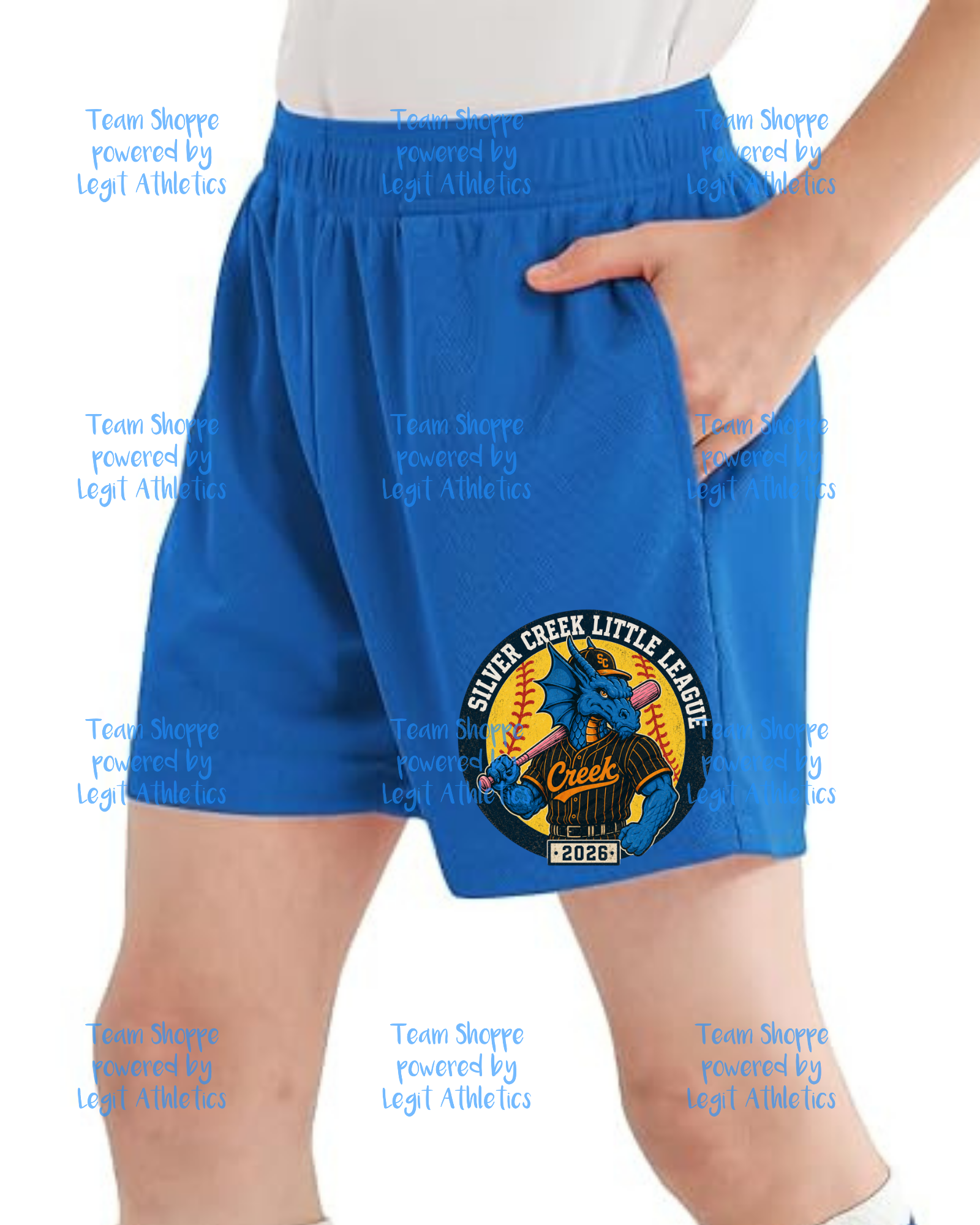Youth Unisex Shorts Silver Creek LL ~ Softball