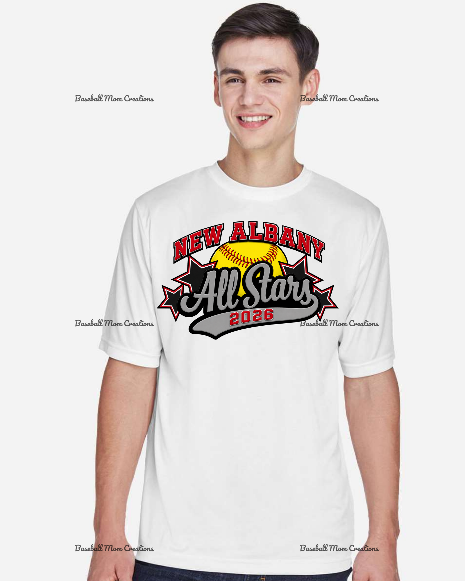 Adult or Youth Drifit Tshirt New Albany LL Softball