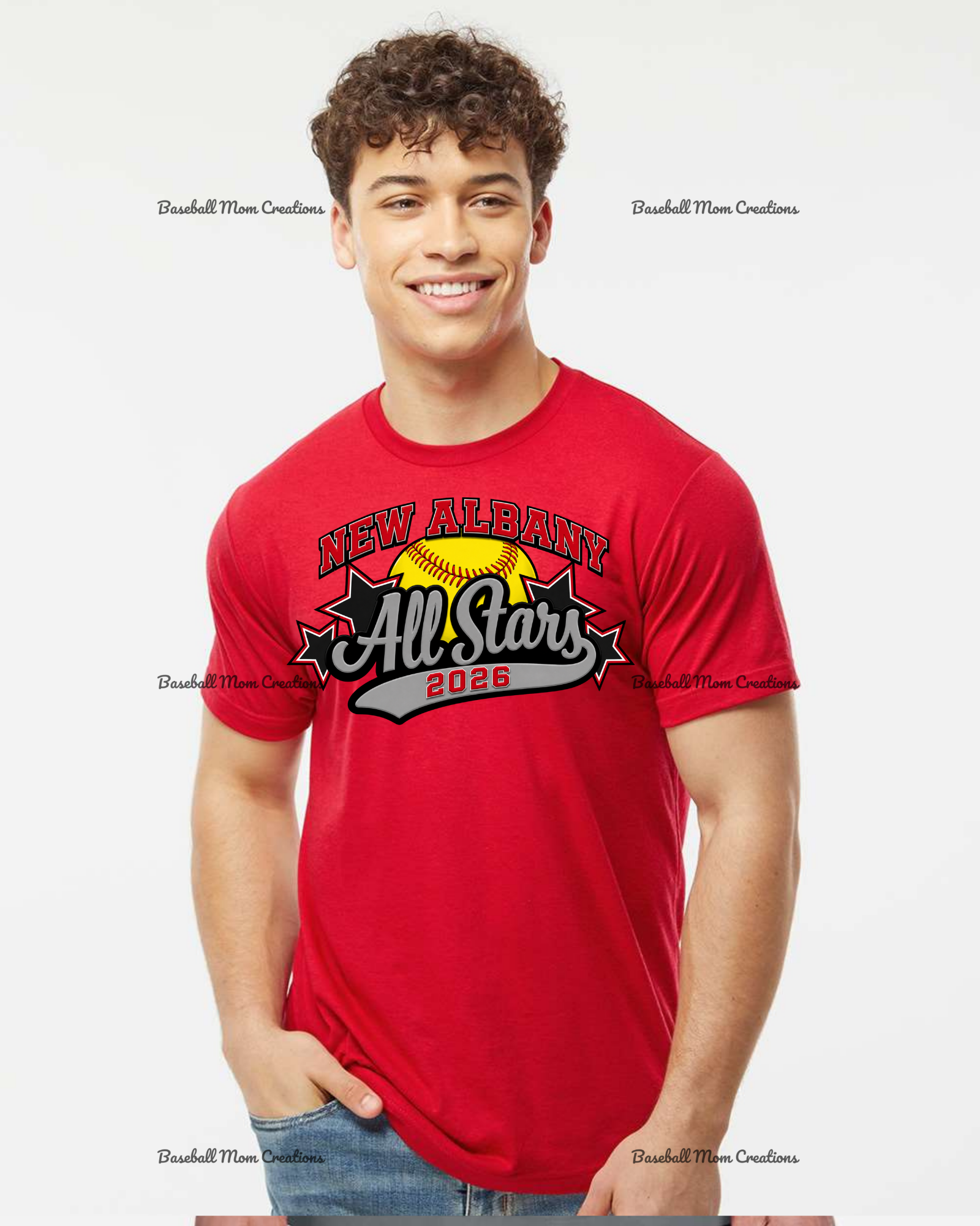 Adult or Youth Drifit Tshirt New Albany LL Softball