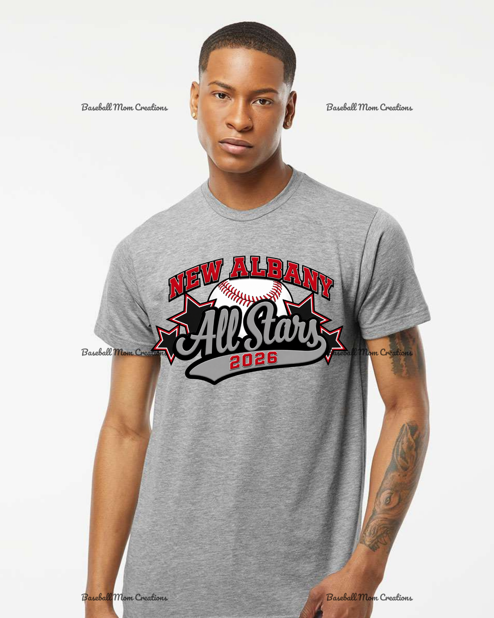 Adult or Youth Unisex Tshirt New Albany LL All Stars ~ Baseball