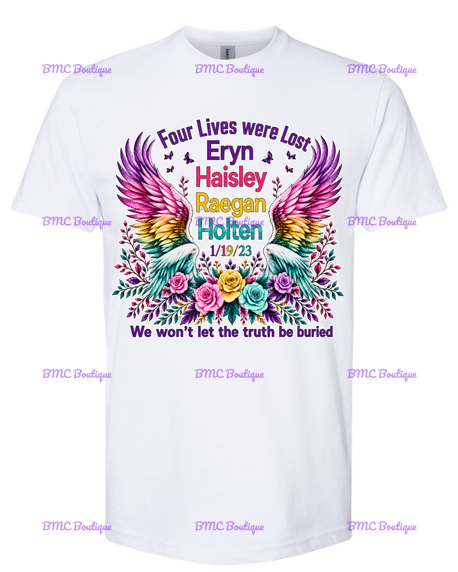 Four Lives Were Lost Tshirt SUBLIMATION option ~ INFANT, TODDLER, YOUTH