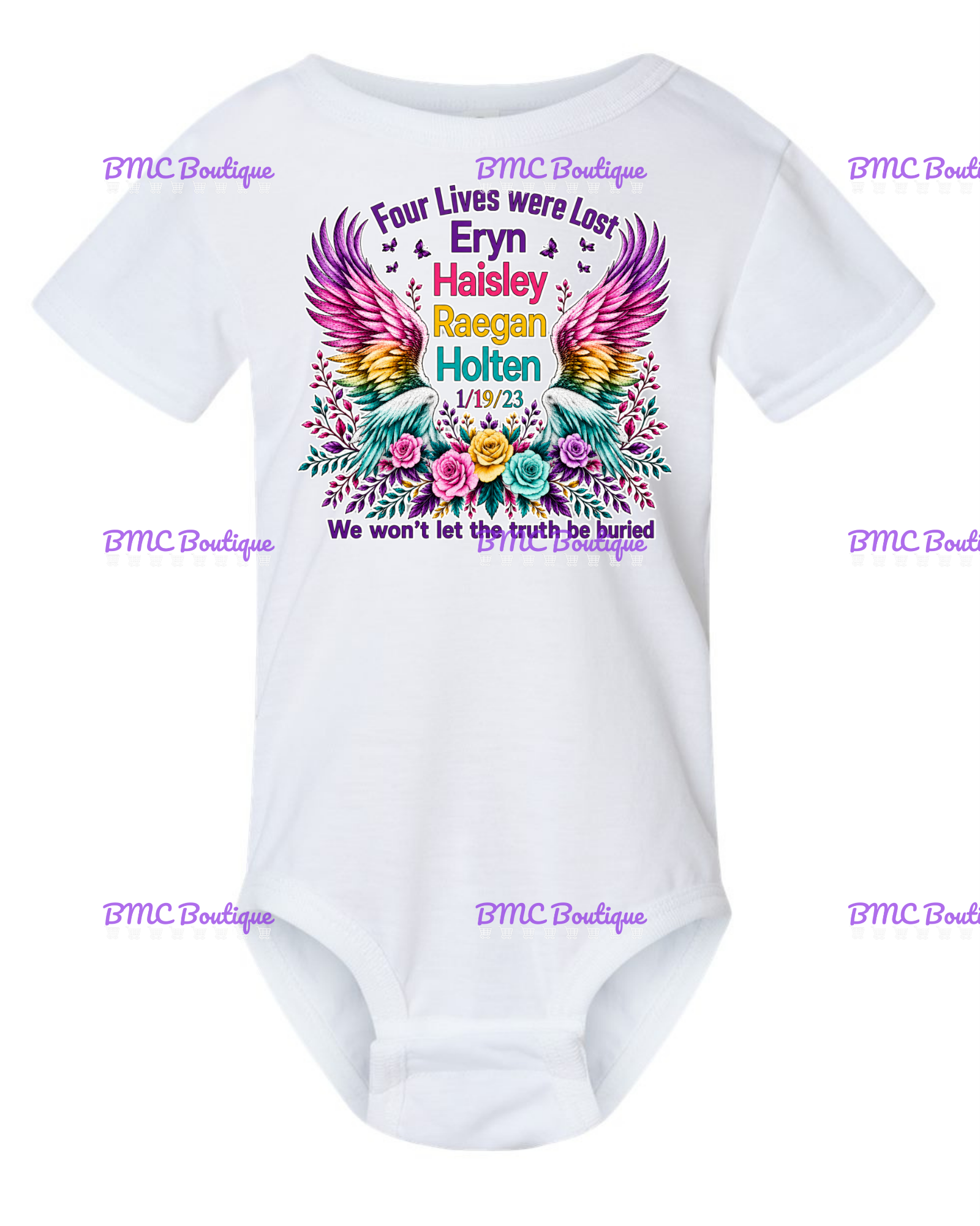 Four Lives Were Lost Tshirt SUBLIMATION option ~ INFANT, TODDLER, YOUTH