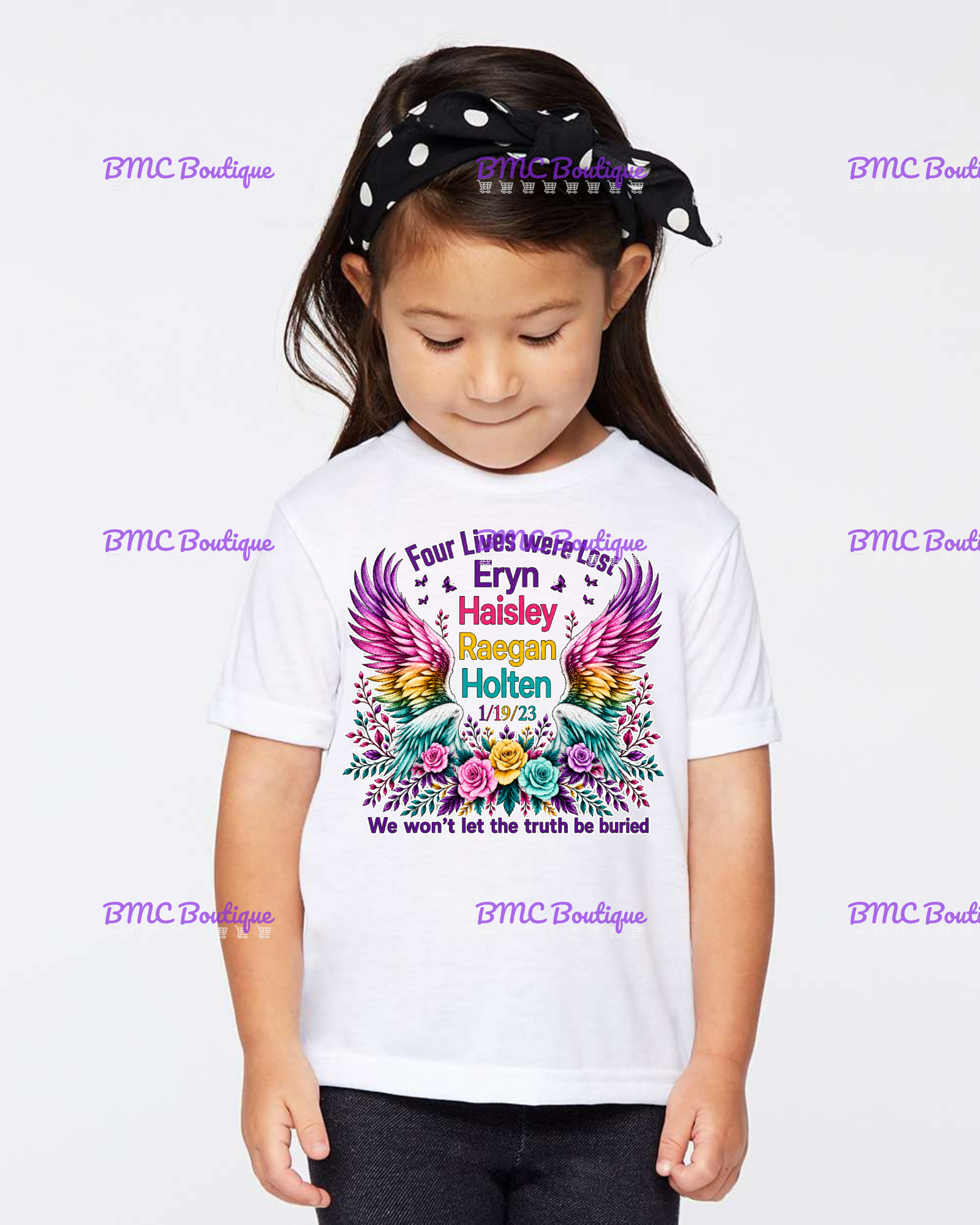 Four Lives Were Lost Tshirt SUBLIMATION option ~ INFANT, TODDLER, YOUTH