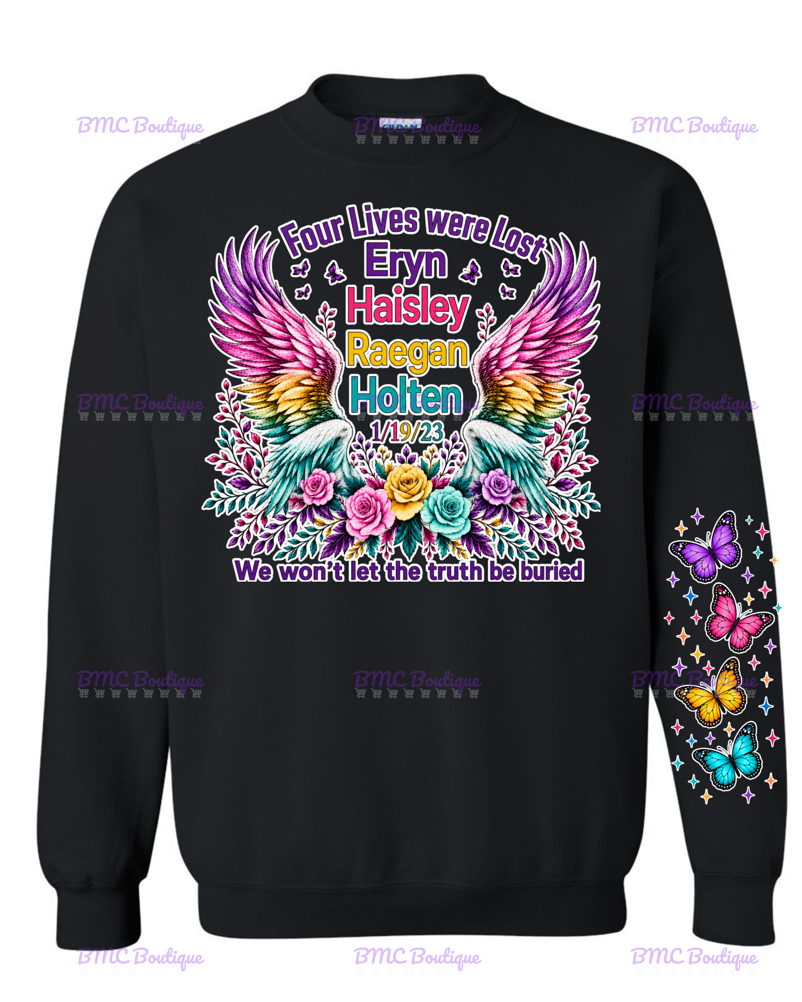 ADULT Four Lives Were Lost CREWNECK SWEATSHIRT DTF option