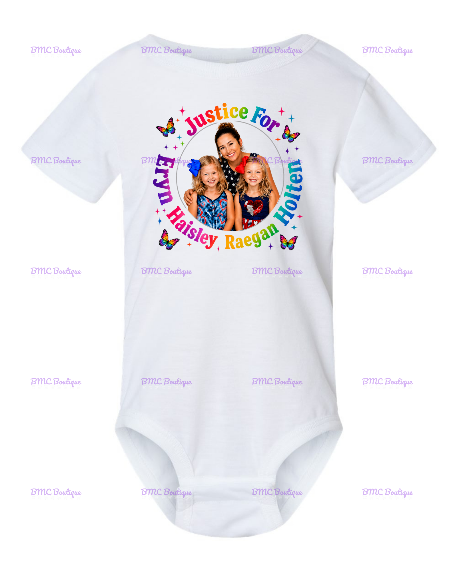 Justice for Eryn, Haisley, Raegan, Holten Tshirt SUBLIMATION option ~ INFANT, TODDLER, YOUTH