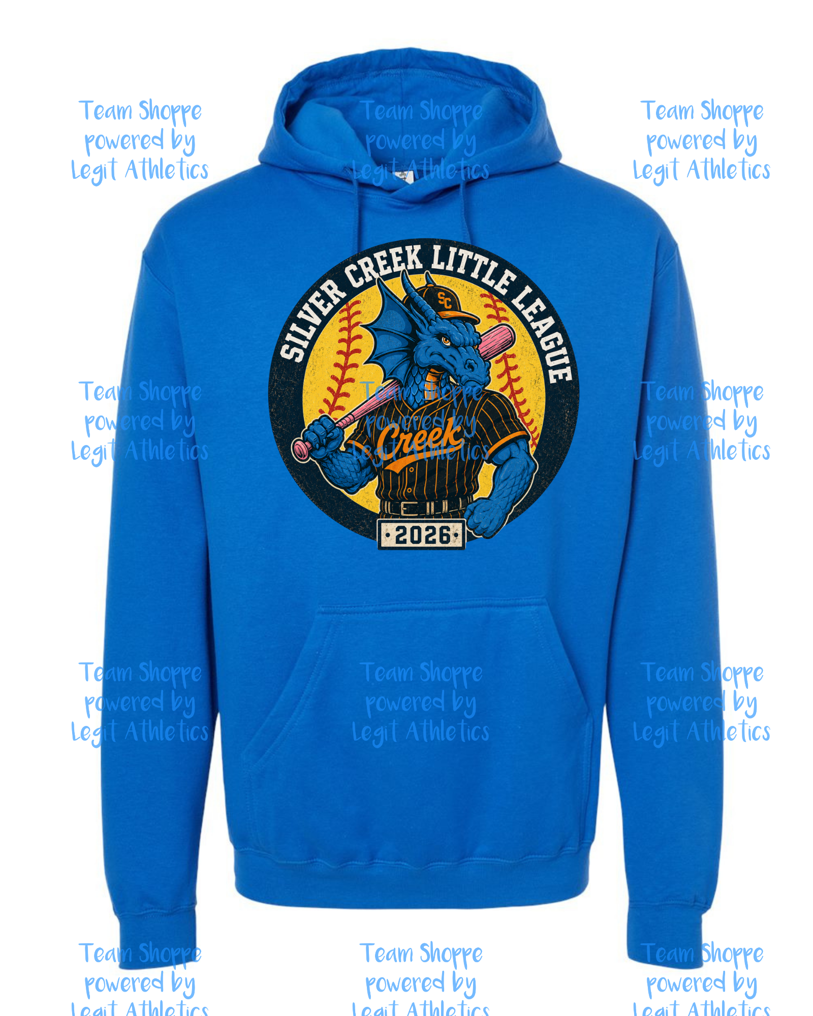 Adult or Youth Silver Creek Hoodie~Softball