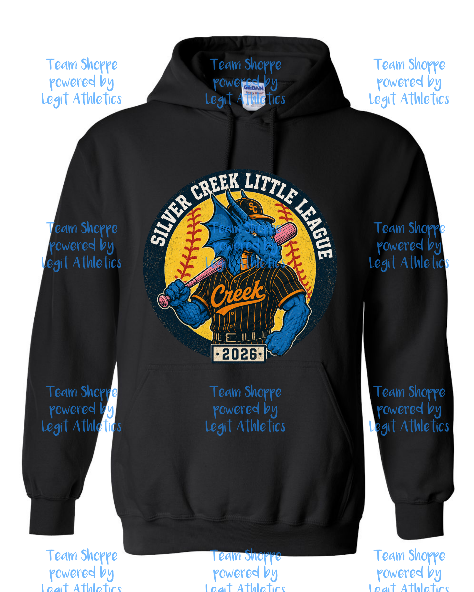 Adult or Youth Silver Creek Hoodie~Softball