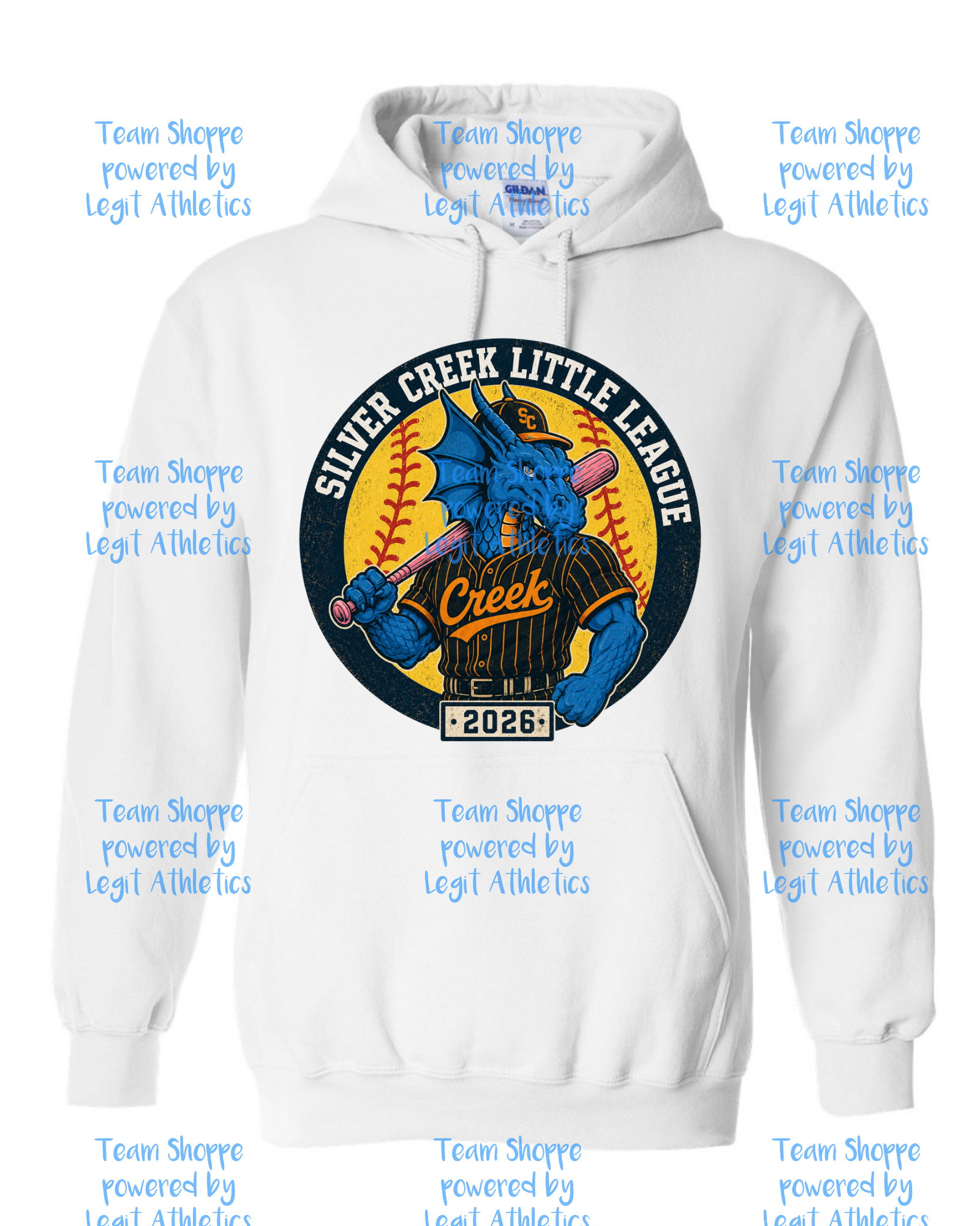 Adult or Youth Silver Creek Hoodie~Softball