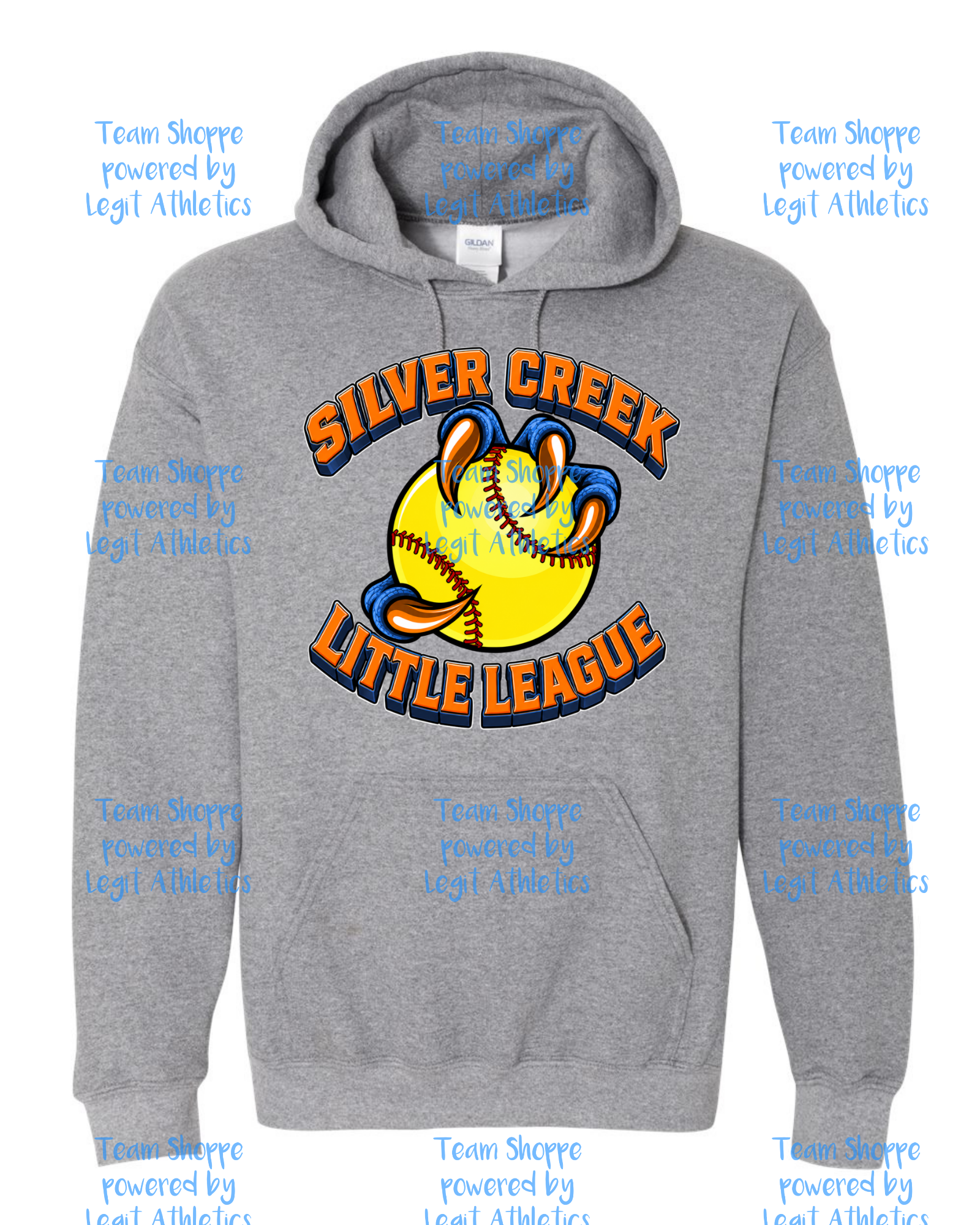 Adult or Youth Silver Creek Hoodie~Softball