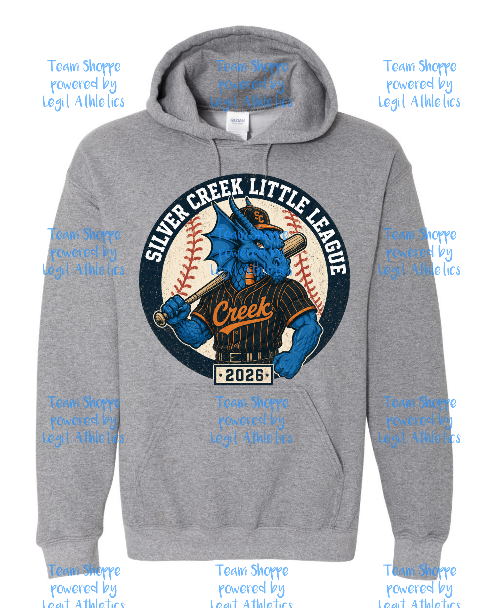 Adult or Youth Silver Creek Hoodie ~ Baseball