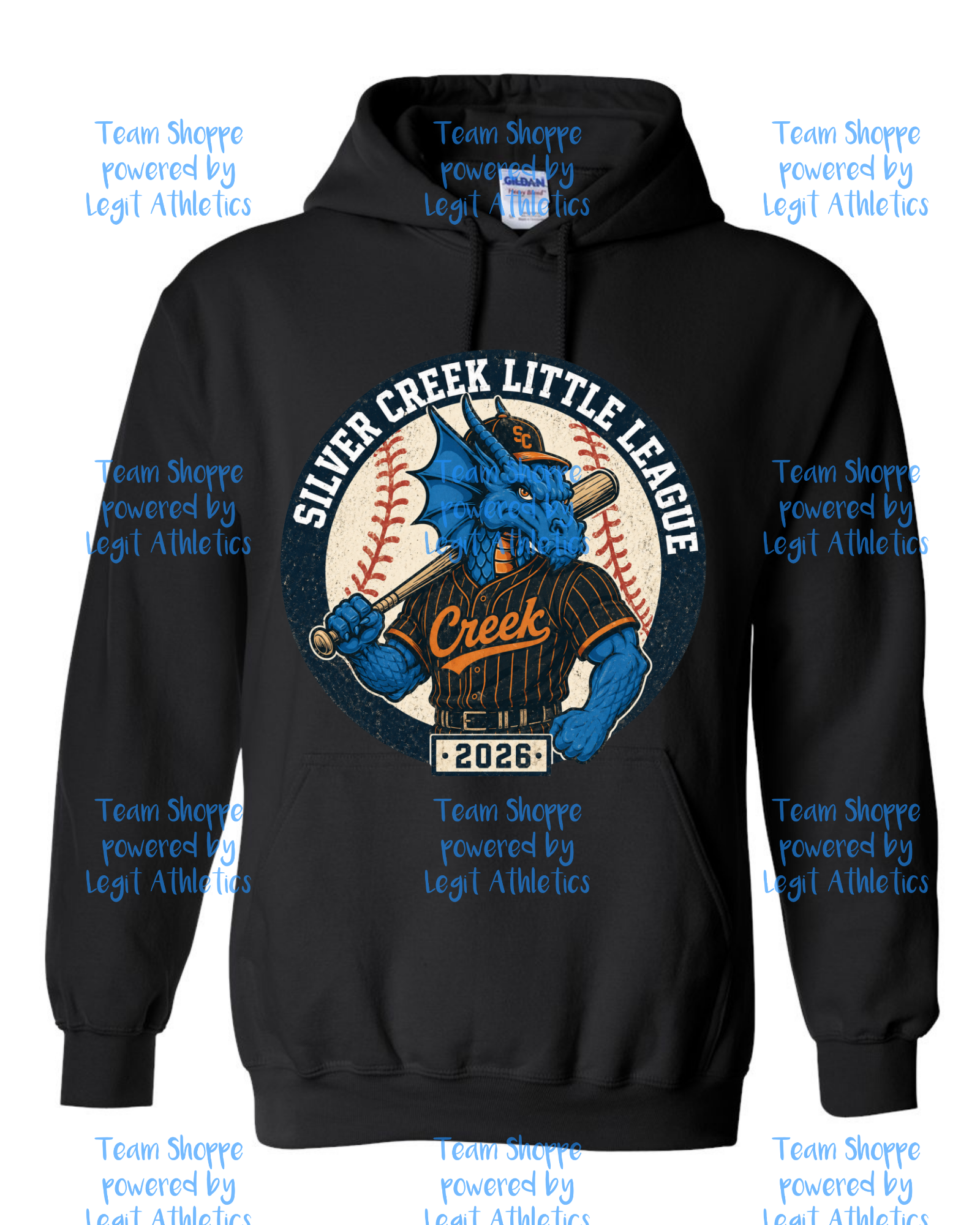 Adult or Youth Silver Creek Hoodie ~ Baseball