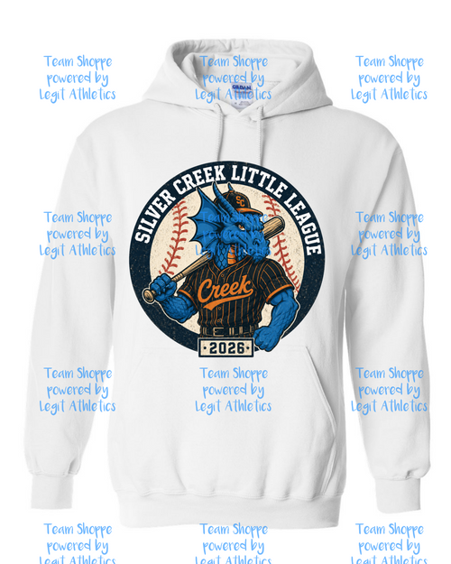 Adult or Youth Silver Creek Hoodie ~ Baseball