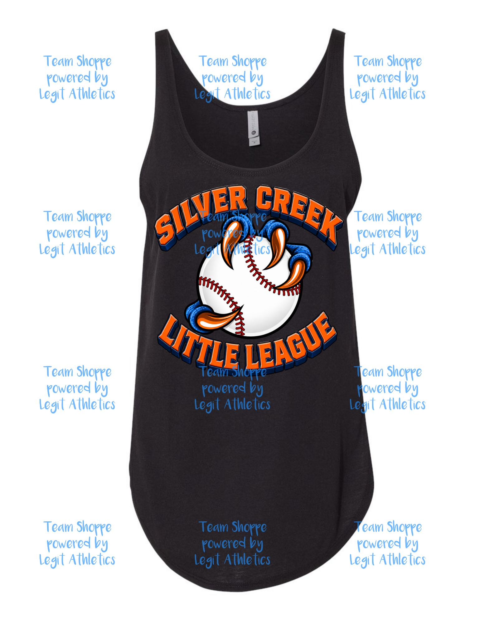 Women's Next Level Festival Tank Silver Creek LL Baseball