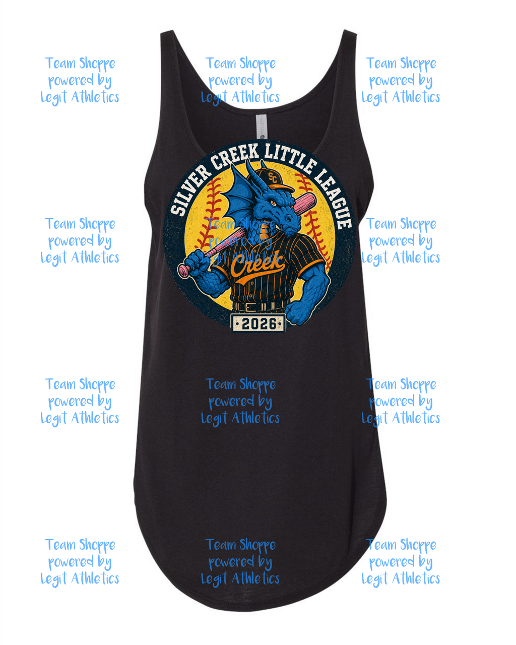 Women's Next Level Festival Tank Silver Creek LL Softball