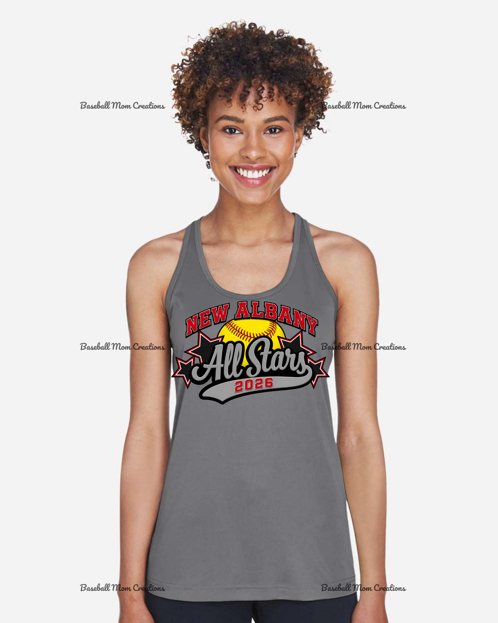 Women's Drifit Tank ~ New Albany LL All Stars Softball