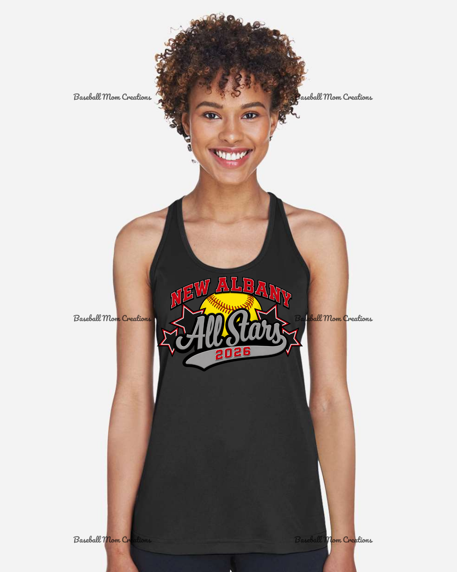 Women's Drifit Tank ~ New Albany LL All Stars Softball