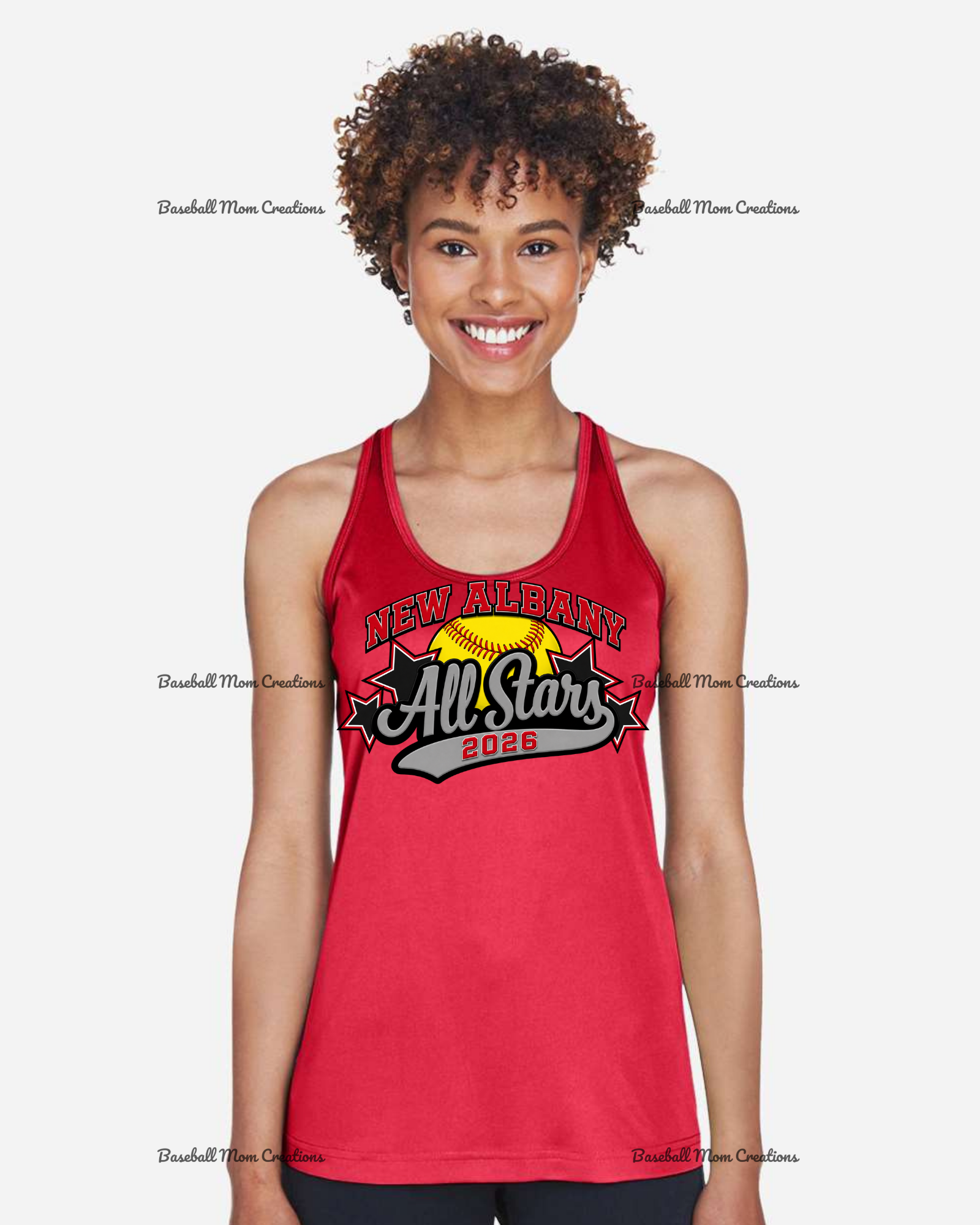 Women's Drifit Tank ~ New Albany LL All Stars Softball