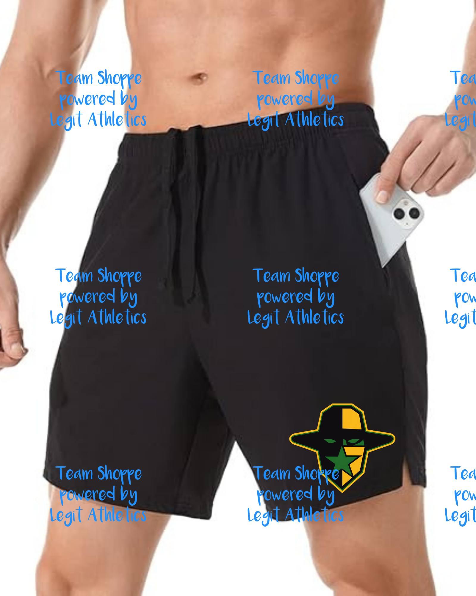 Bandidos Men's 7" Athletic Running Shorts