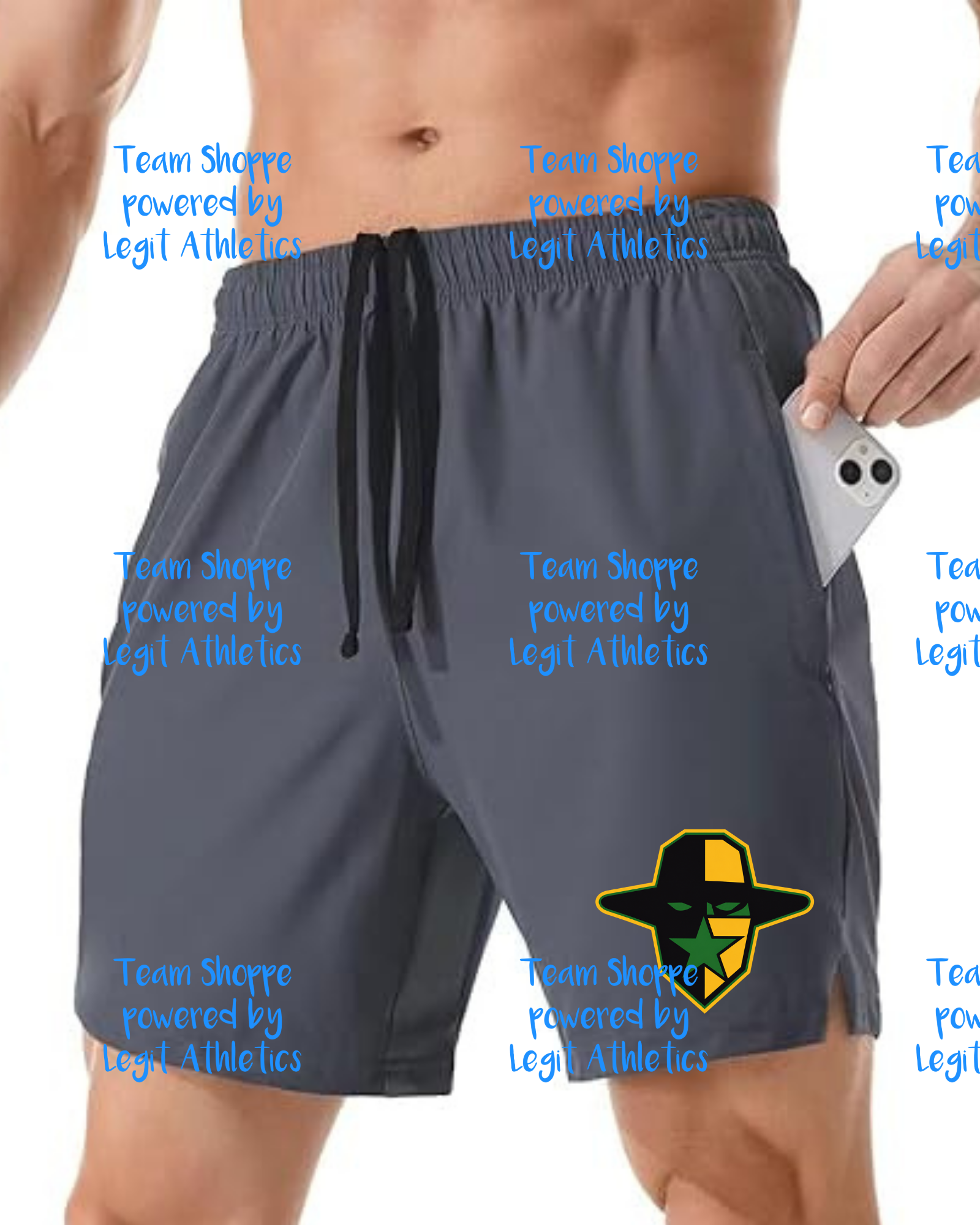 Bandidos Men's 7" Athletic Running Shorts