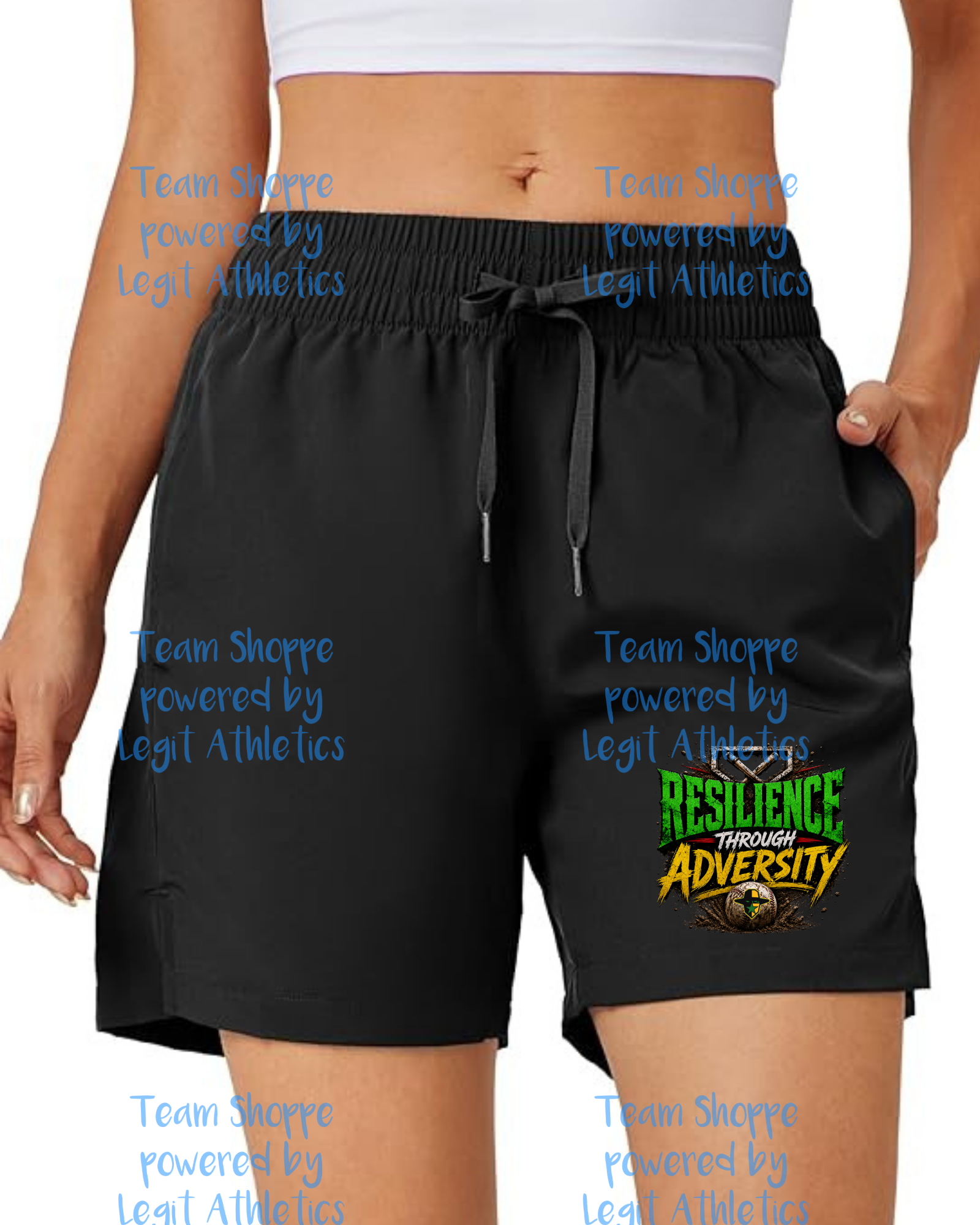 Women's 5" Inseam Drifit Shorts ~ Bandidos