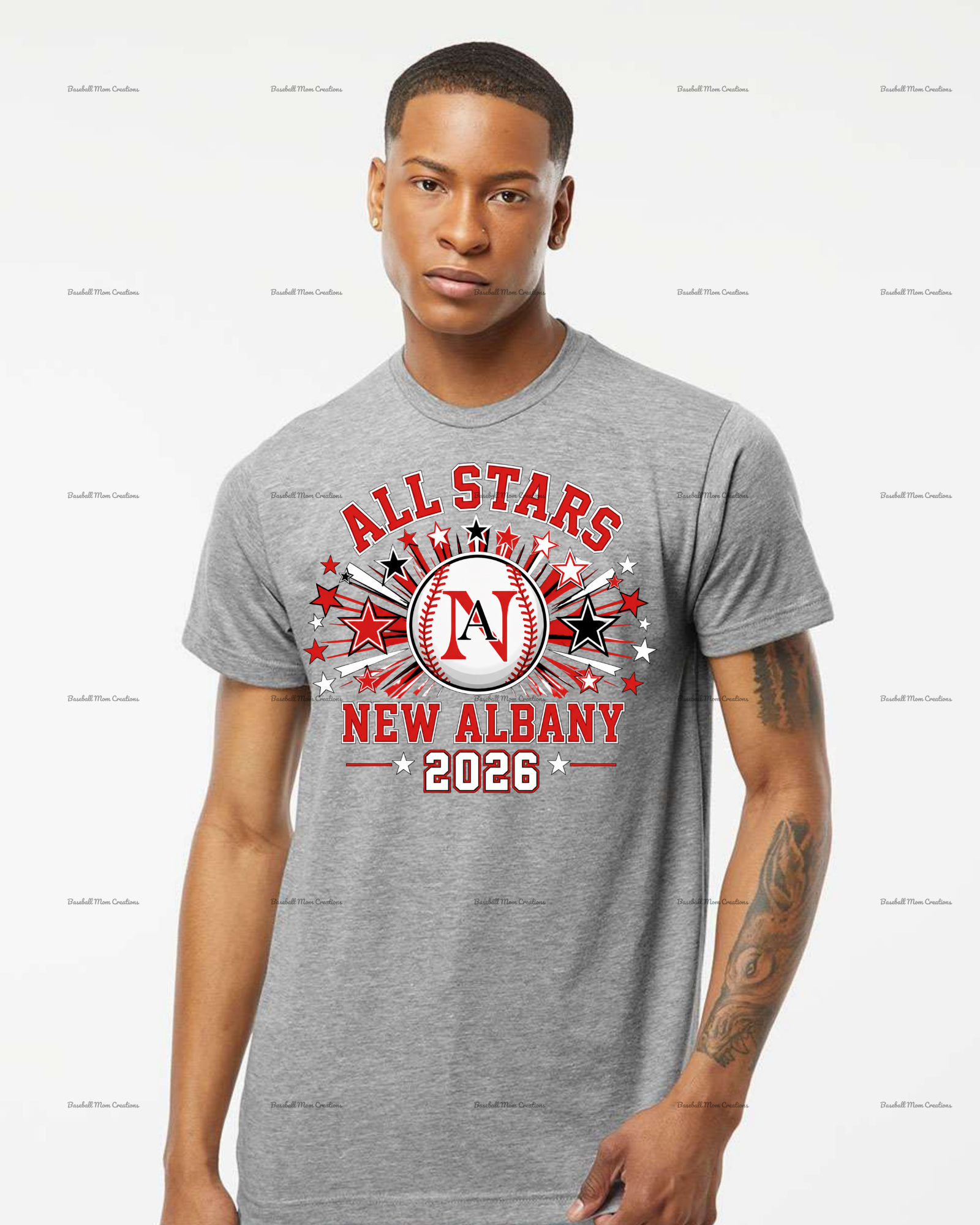 Adult or Youth Unisex Tshirt New Albany LL All Stars ~ Baseball