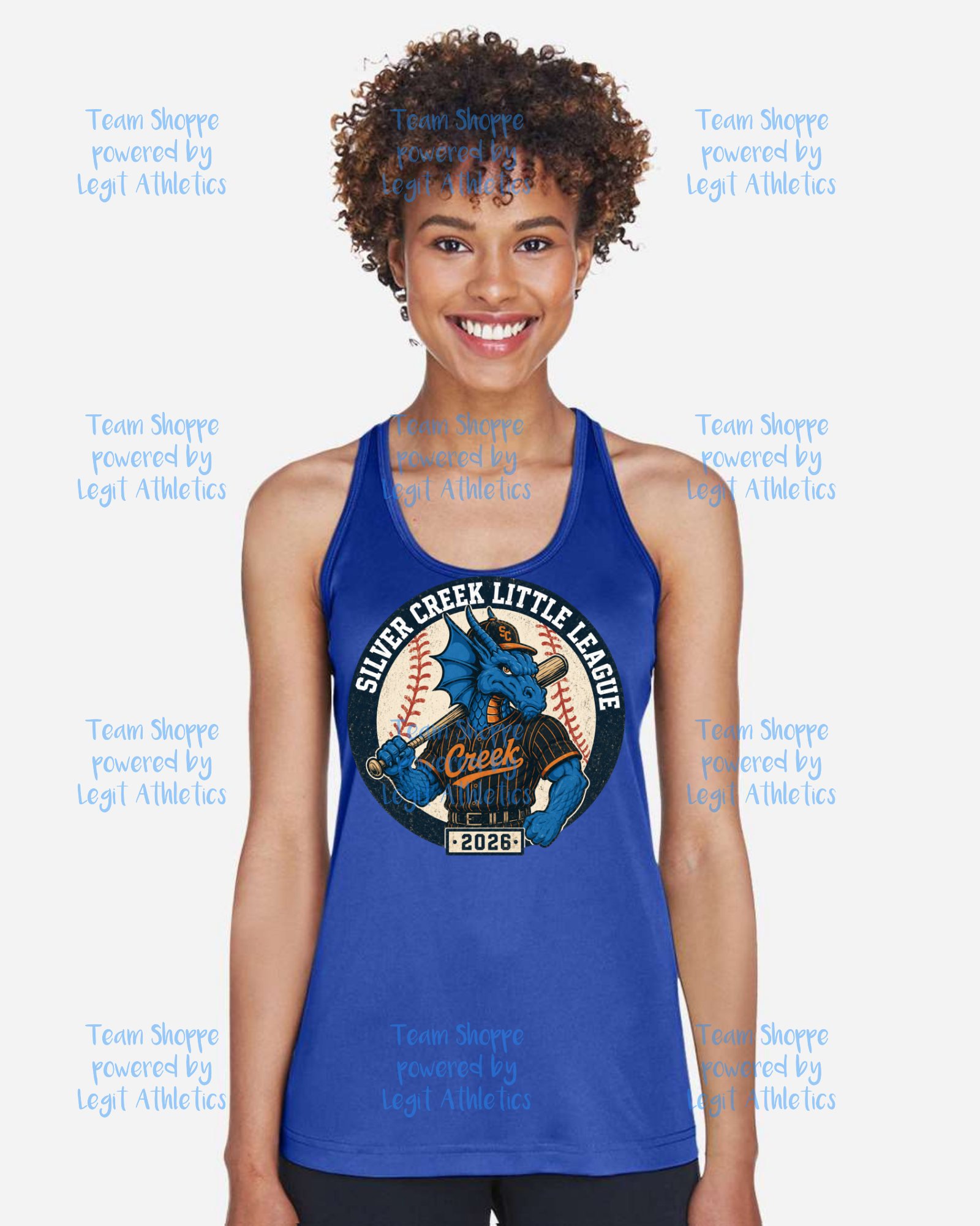 Women's Drifit Tank ~ Silver Creek LL Baseball